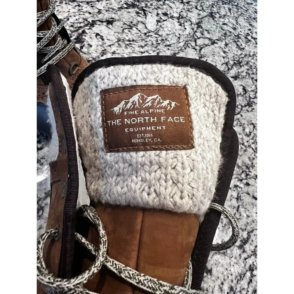 The North Face Shellista II Mid women brown winter snow boots size 9.5